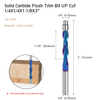 Solid Carbide Flush Trim Bit Nano Coating