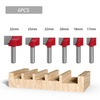 8-handle six piece Woodworking Hole Opener Slotting Locator or Router Base or Milling Cutter, Aluminum Alloy Door Hinge Installation Jig Kit