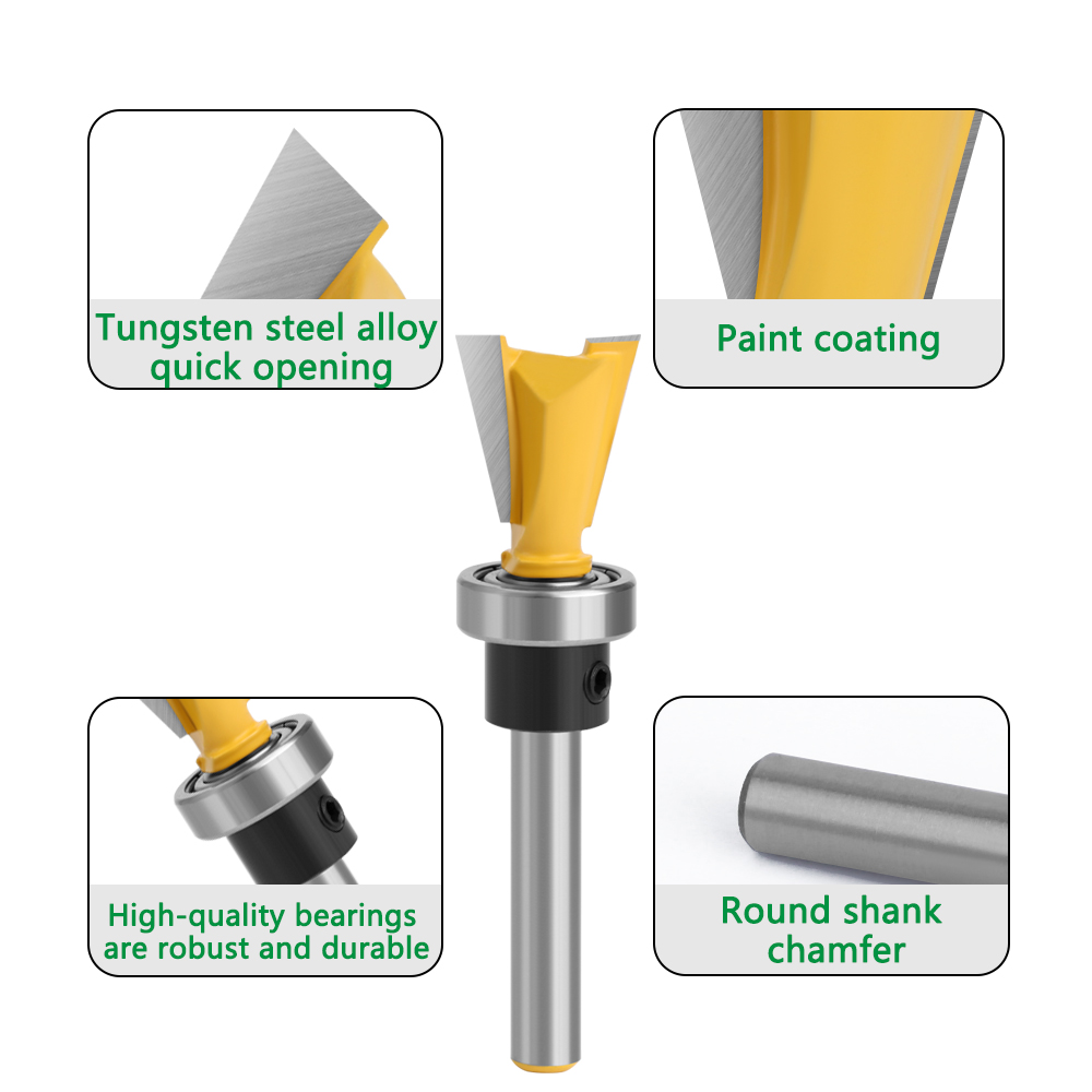 Dovetail Bit with bearing