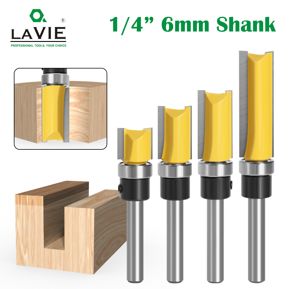 Pattern Bit for Slotting and Trimming