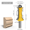 Line modeling Handrail Router Bit for woodworking