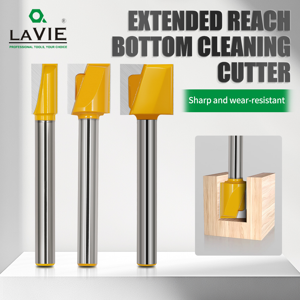 Extension Long Cleaning Bottom Router Bits for woodworking