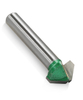 Flat-Angle V-shaped Router Bits