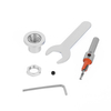 Countersink Drill Bit Set for Wood Adjustable with Stop Screw Hole for Woodworking