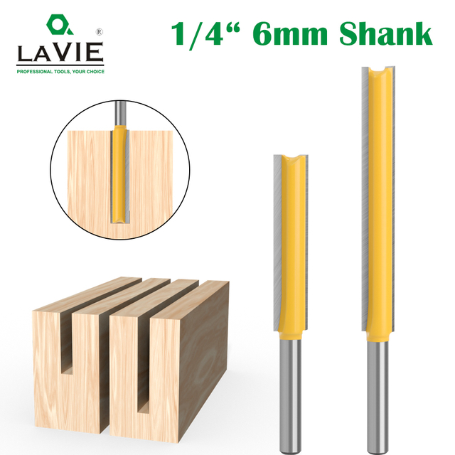 Router Bit 1/4 Shank Extension Long Straight Trimming Knife CNC Bit Milling Cutters