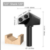 Insert-Style Spoilboard Bits 90/120 Degree 