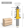 Line modeling Handrail Router Bit for woodworking