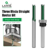 3-Blade Straight Bit for Switch Slotting