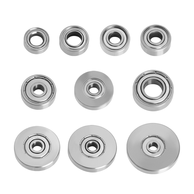 LAVIE Woodworking Router Bit Guide Bearings Set, Replacement Ball Bearings for Milling Cutter