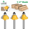 3pcs 1/4 Shank Wood Router Bits Set Beading Bit Roman Ogee Bit With Bearing Double Flutes Woodworking Tools Tungsten Carbide 062