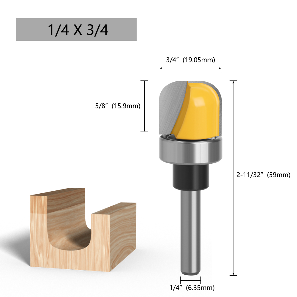  Round Nose Bit with Bearing