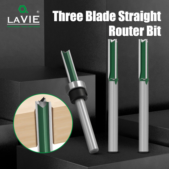 Professional Quality Special 3-blade Top Sharpening Straight Bit for Switches