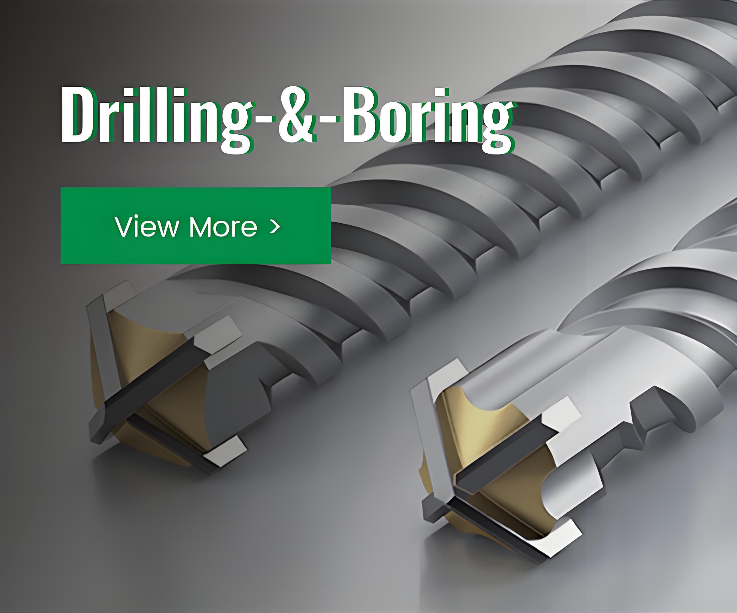 High-precision spiral drilling and boring tool bits