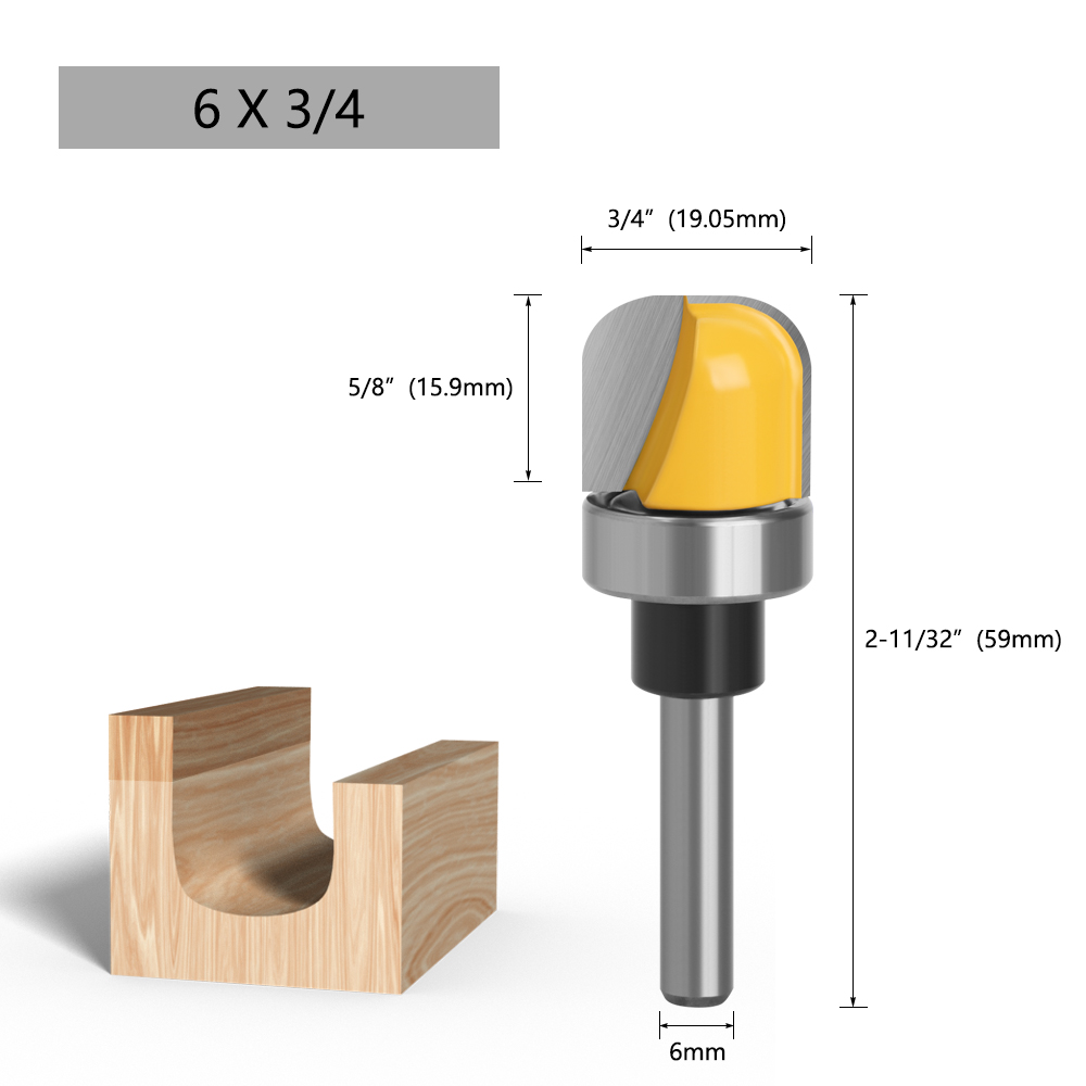  Round Nose Bit with Bearing