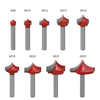 Sharp Mouthed Carving Router Bit for Woodworking Milling Cutter