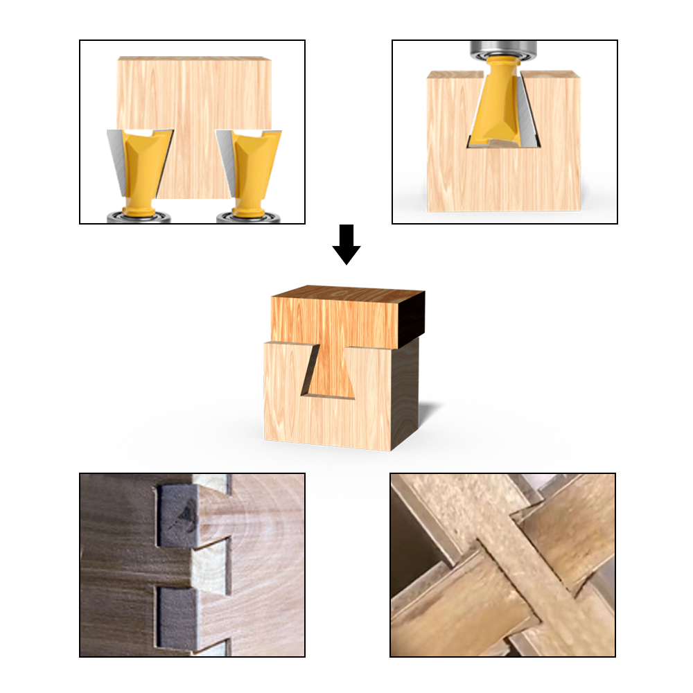 Dovetail Bit with bearing