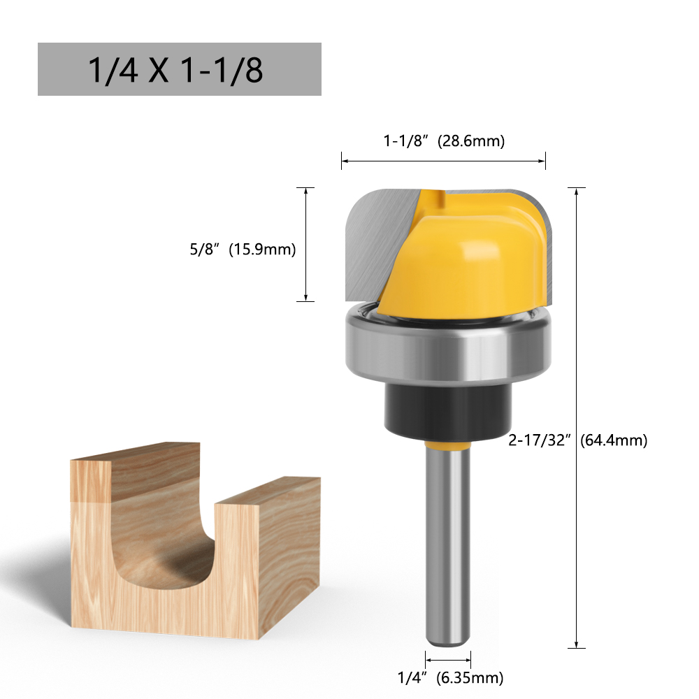  Round Nose Bit with Bearing