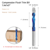 Solid Carbide Flush Trim Bit Nano Coating