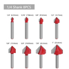 60° 90° 120° 150° V Groove Slotting Router Bits
