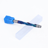 1/4 pattern blue-plated overall alloy trimming knife carving milling cutter overall alloy hard alloy cutter woodworking milling cutter