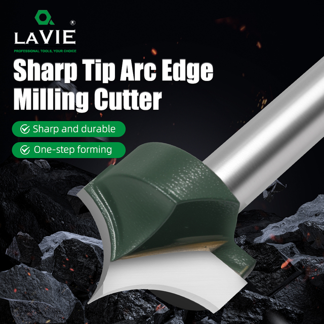 Carving Bit – Sharp Tip Arc Edge Router Bits