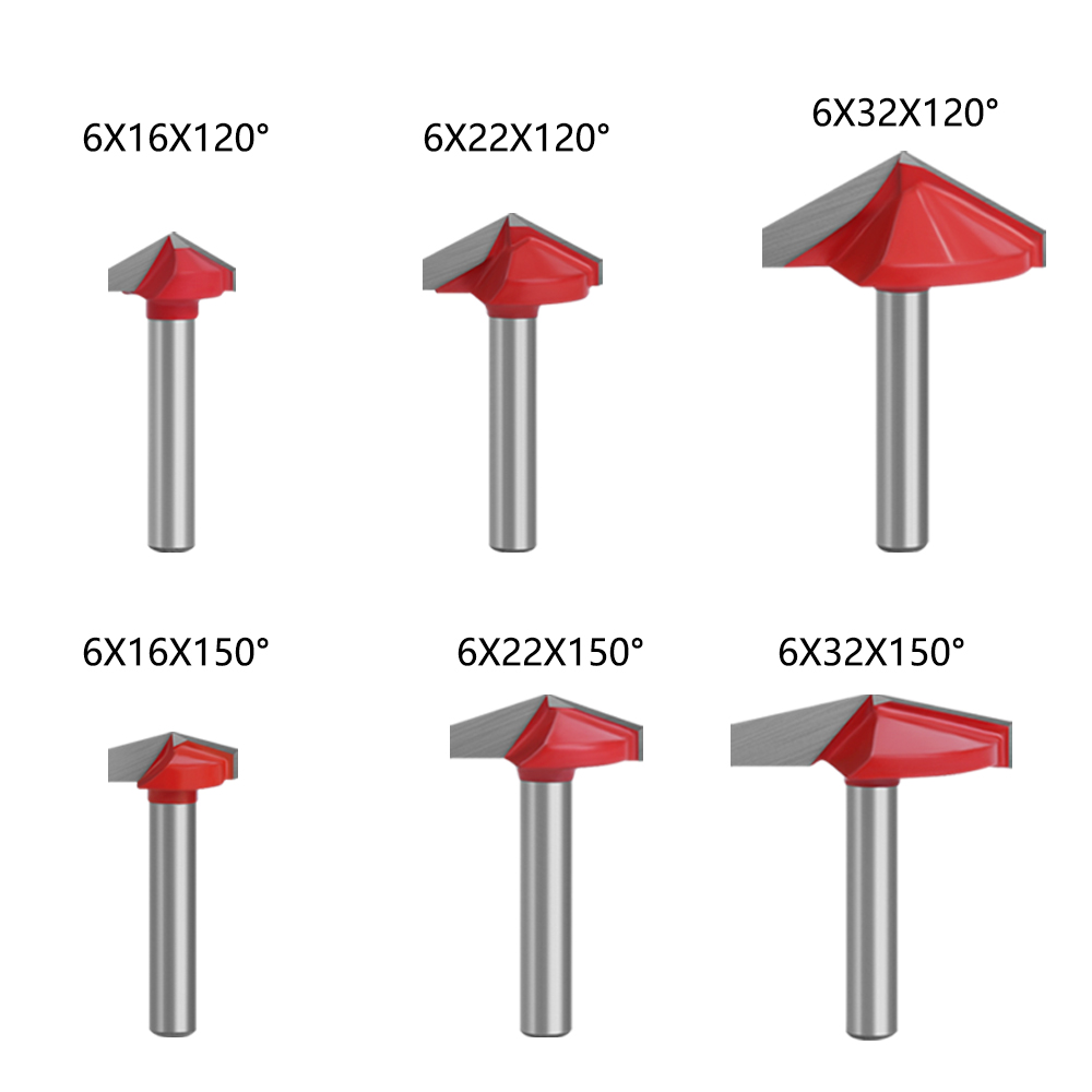 Router bit cutter geometry